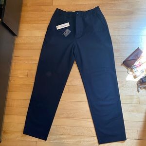 Alex Mill navy wool pull on trouser pants
